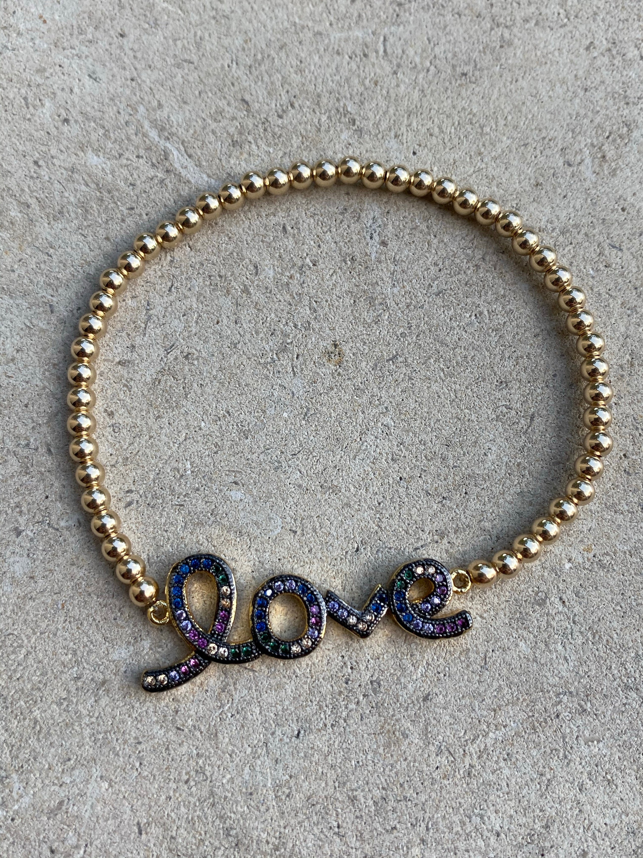 Rainbow LOVE Bracelet