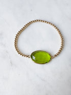 Gem Slab Bracelets