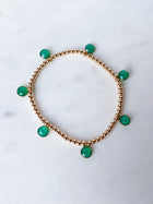 Green Onyx Drop Bracelet