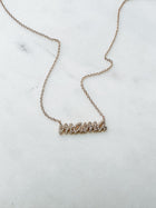 Diamond MAMA Necklace