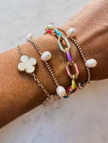 NEW Enamel Link Bracelet