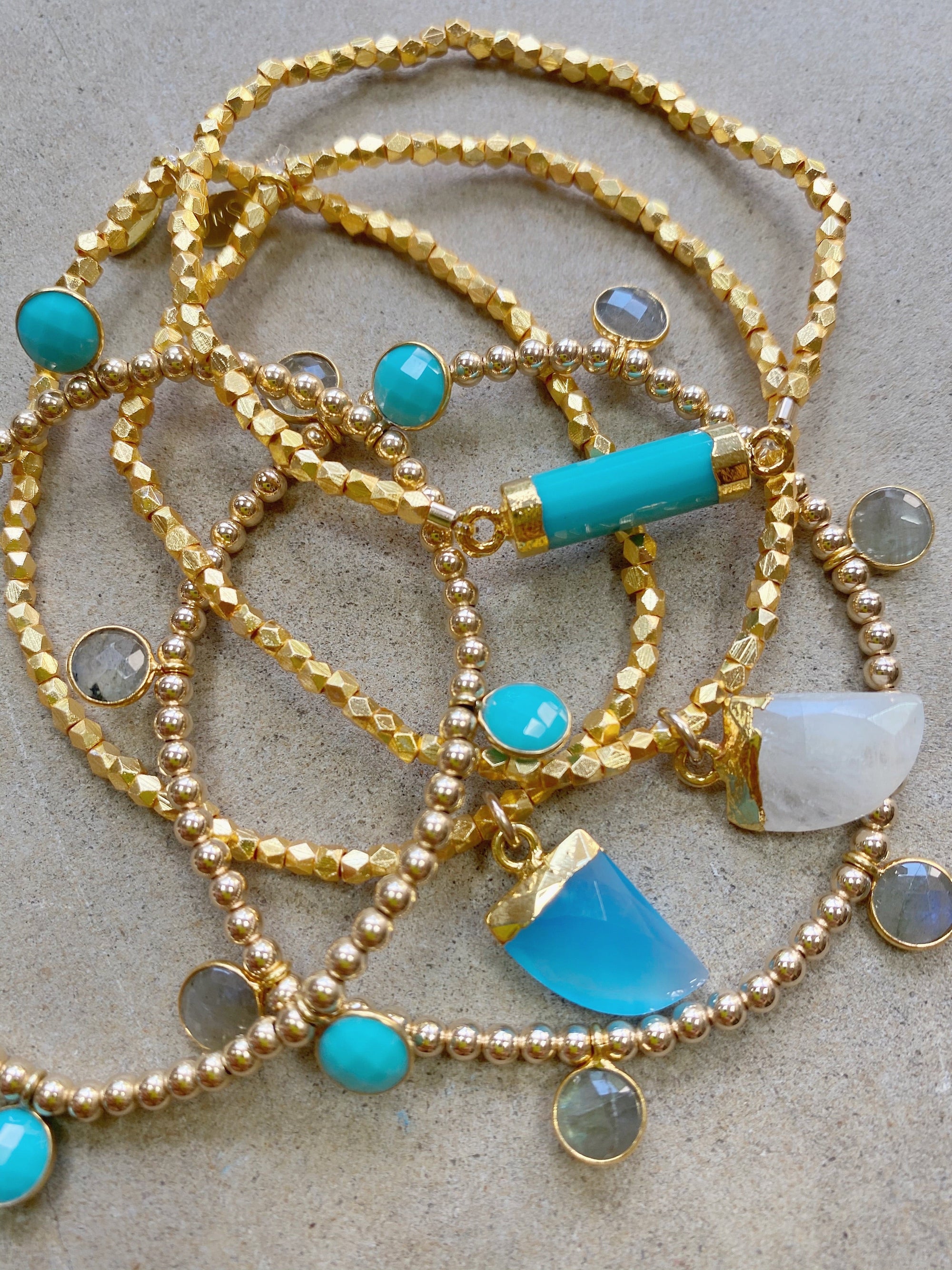 Labradorite Drop Bracelet