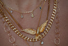 Crystal Rainbow Drop Necklace