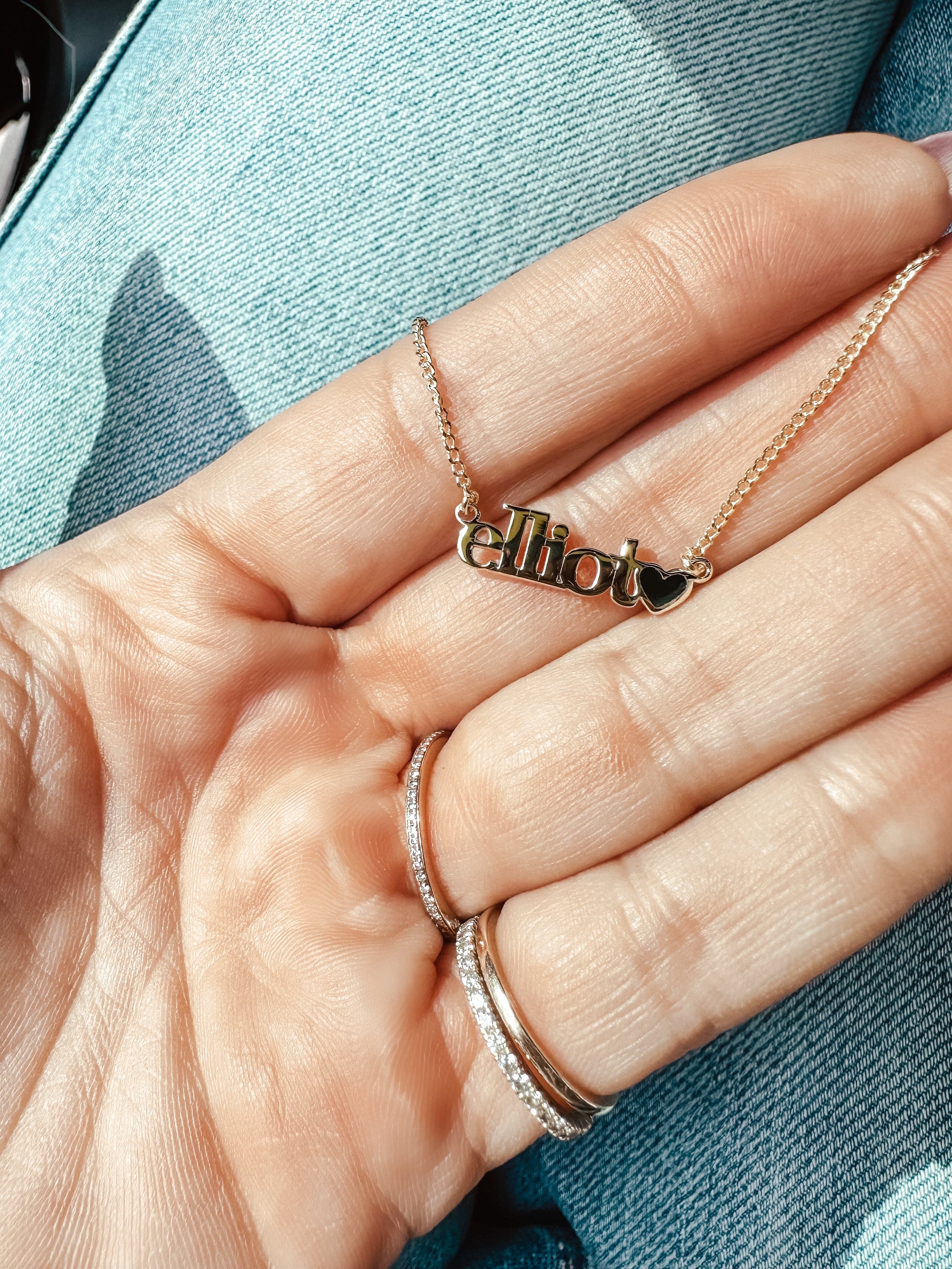 Name Heart Necklace