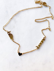 Two Name Heart Necklace