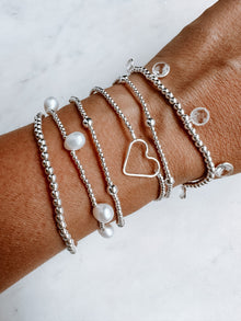 West Coast Pearl Silver Bracelet