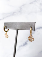 Crystal Shamrock Earrings