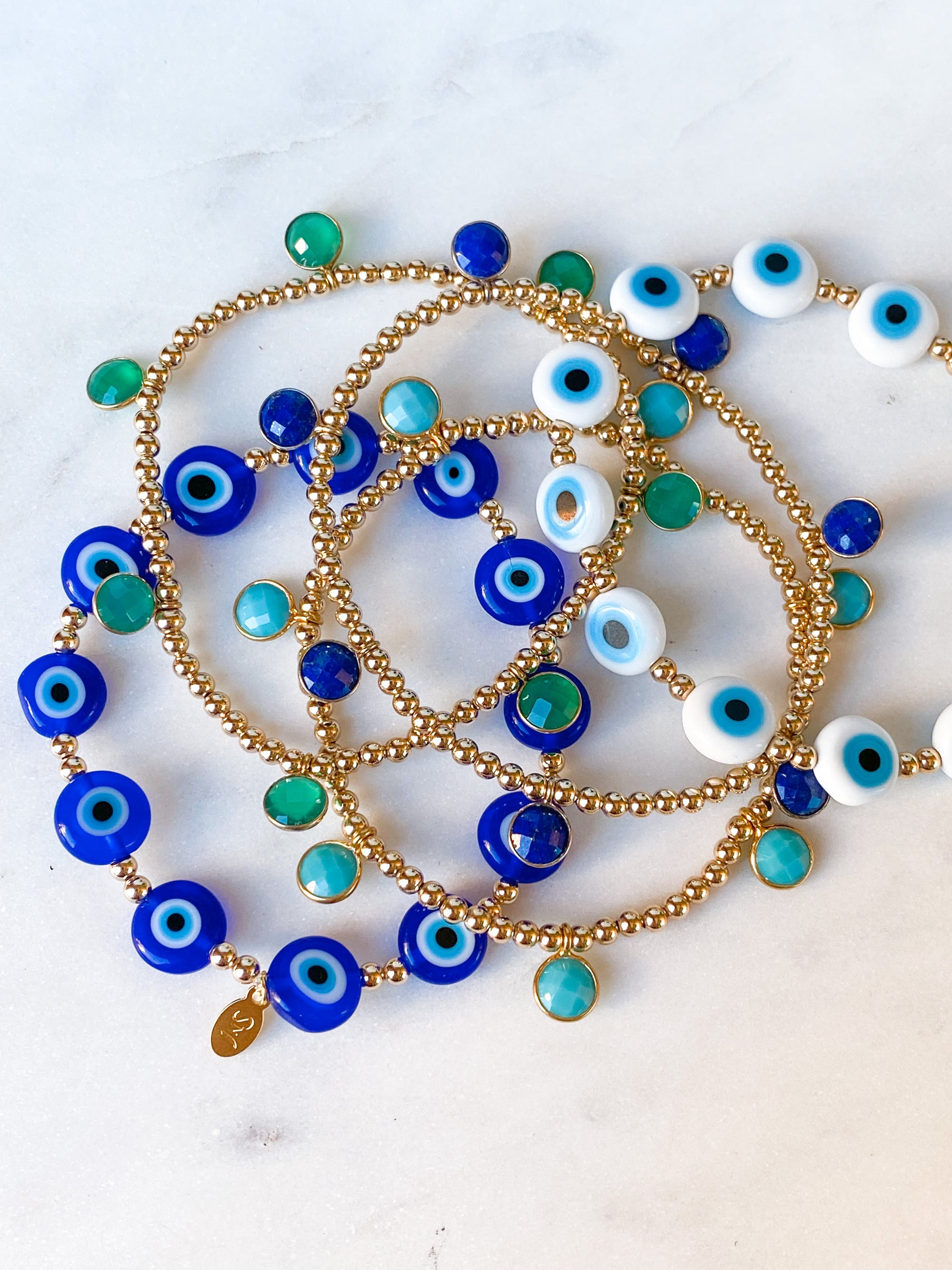 White Eye Bracelet