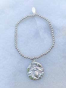 Silver Queen Bee Bracelet