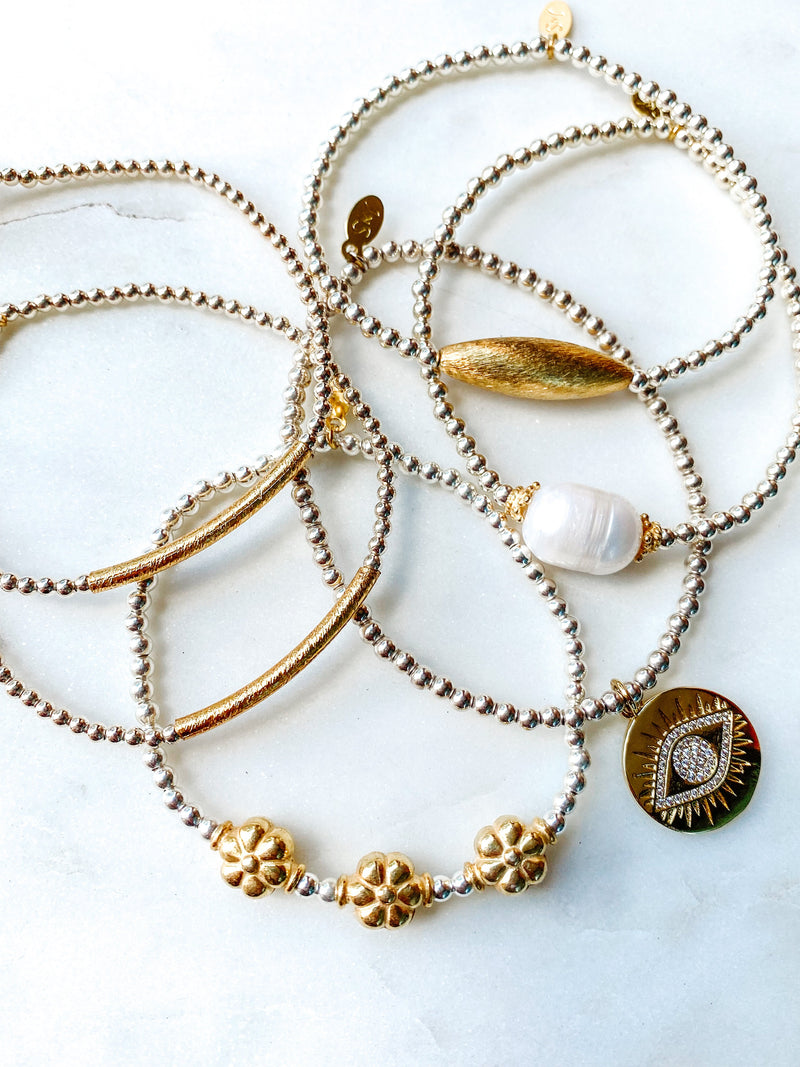 Gold Daisy Bracelet