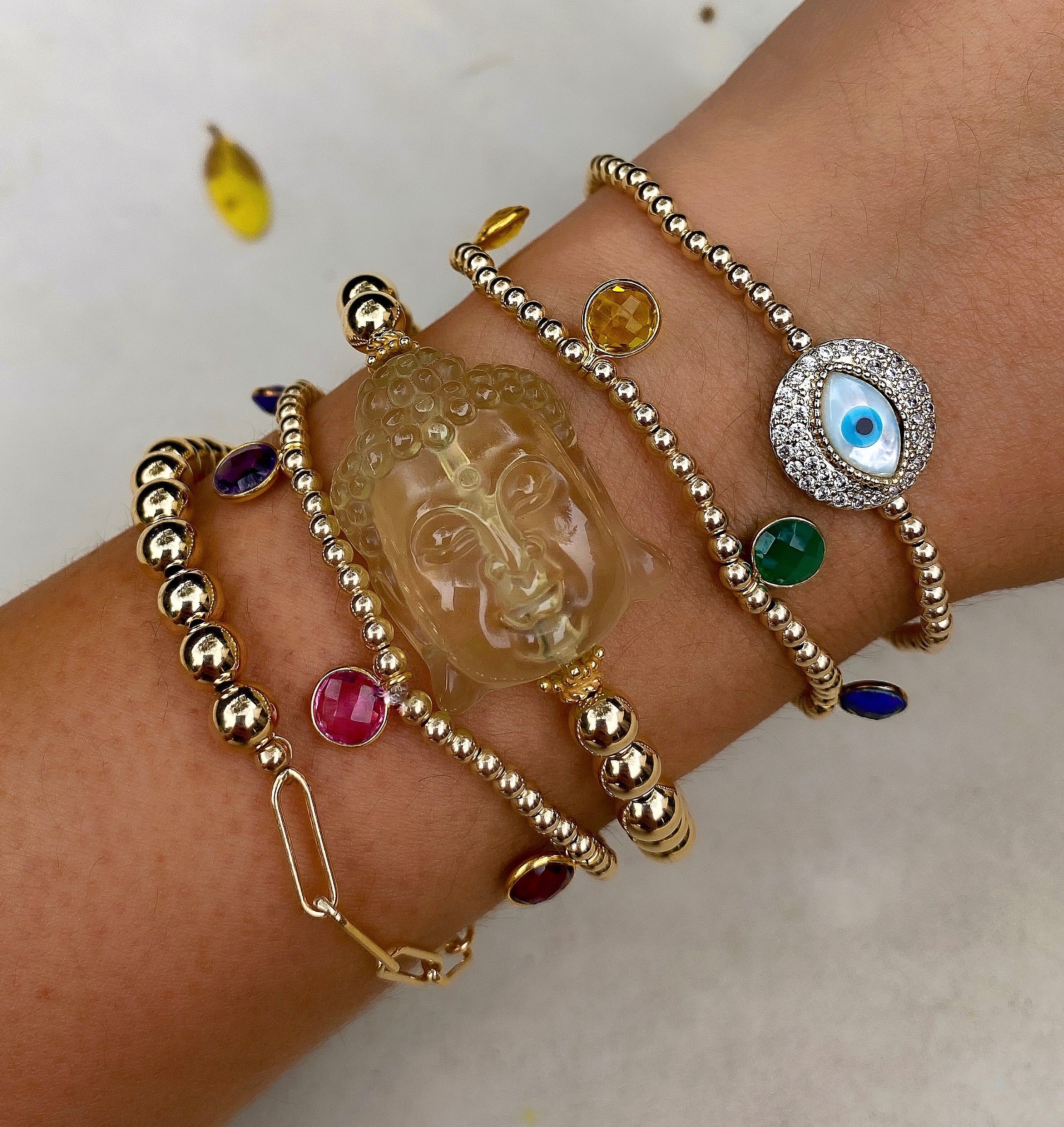 Rainbow Drop Bracelet