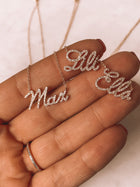 Custom Diamond Name Necklace