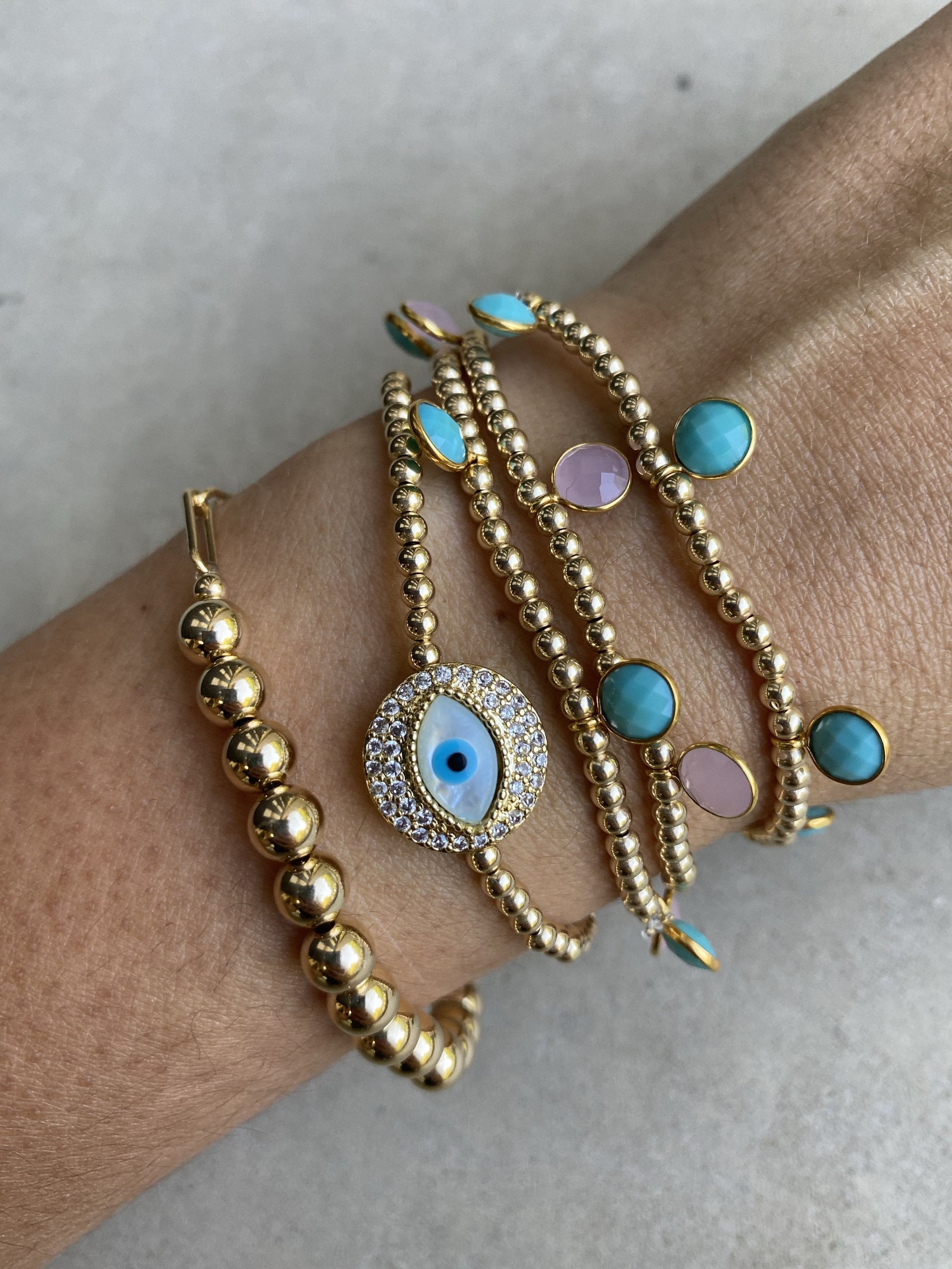 Lapis Drop Bracelet