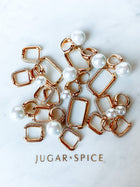 Mother of Pearl Hoops
