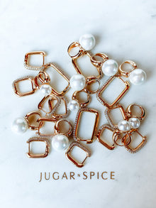 Mother of Pearl Hoops