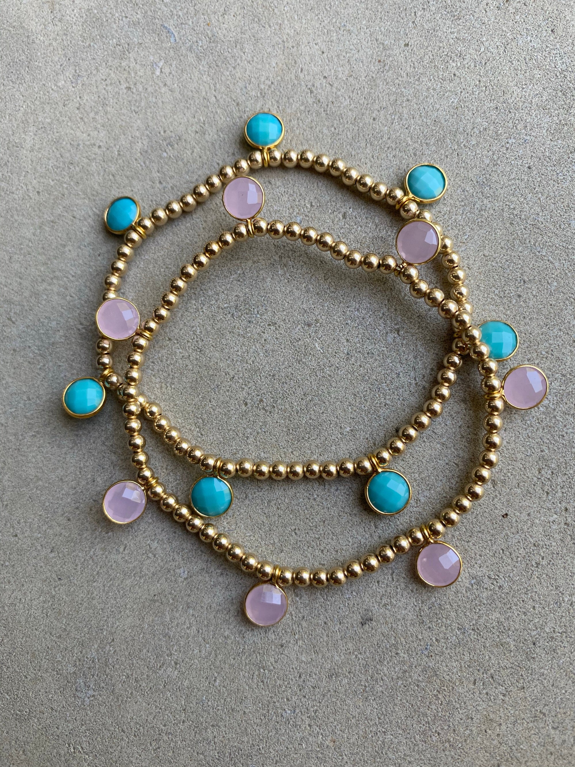 Pink Drop Bracelet