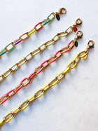 Enamel Link Bracelet