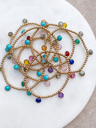 Lapis Drop Bracelet