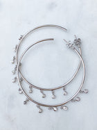 Diamond Shaker Hoop Earrings