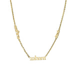 Three Name Necklace