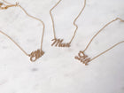 Custom Diamond Name Necklace