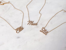 Custom Diamond Name Necklace