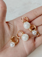 Mother of Pearl Hoops