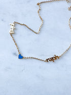 Two Name Heart Necklace