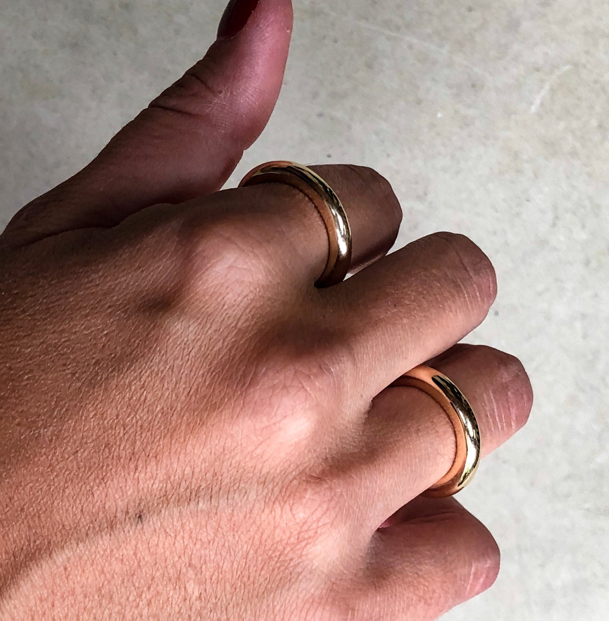 Golden Donut Ring