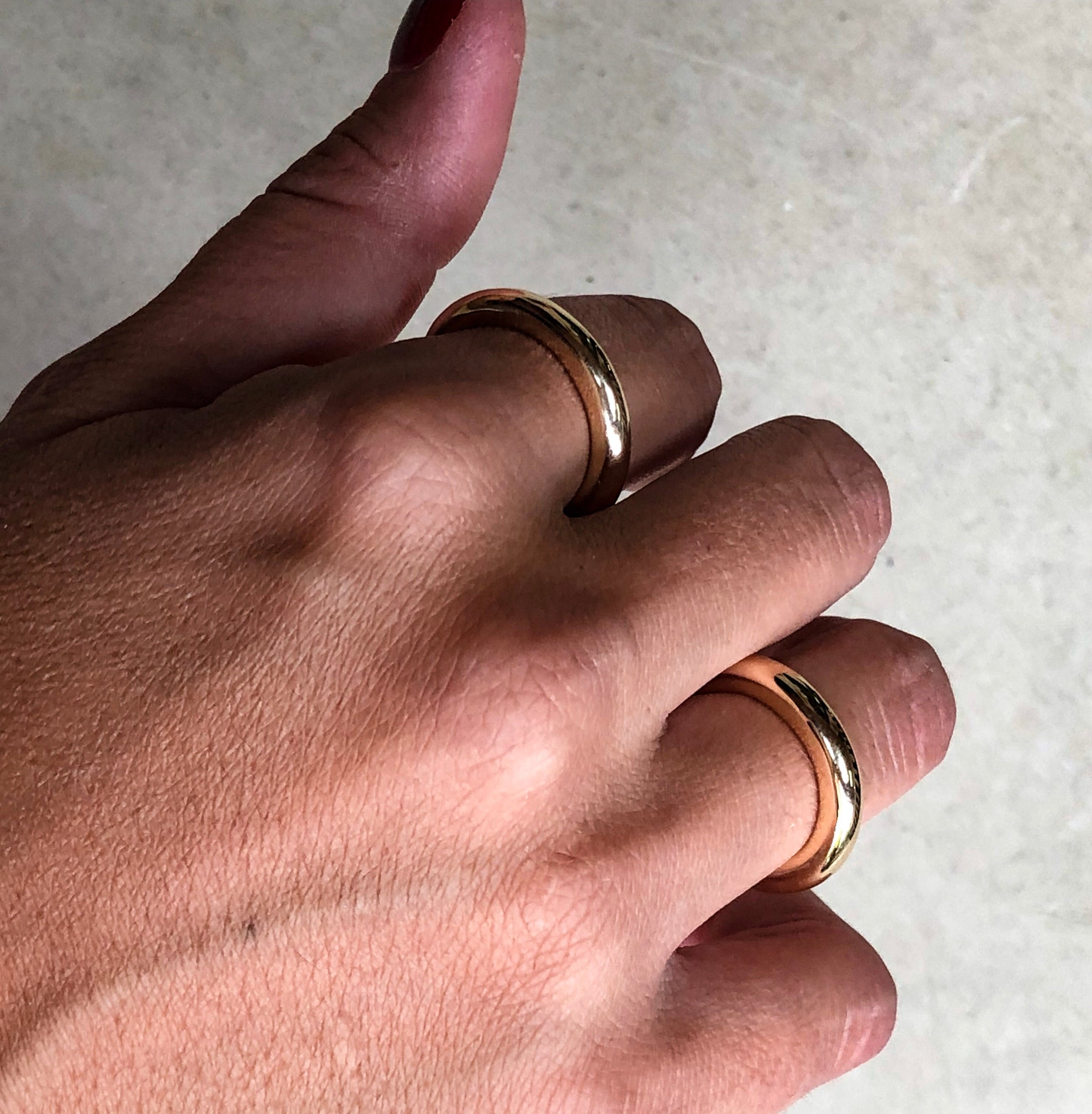 Golden Donut Ring