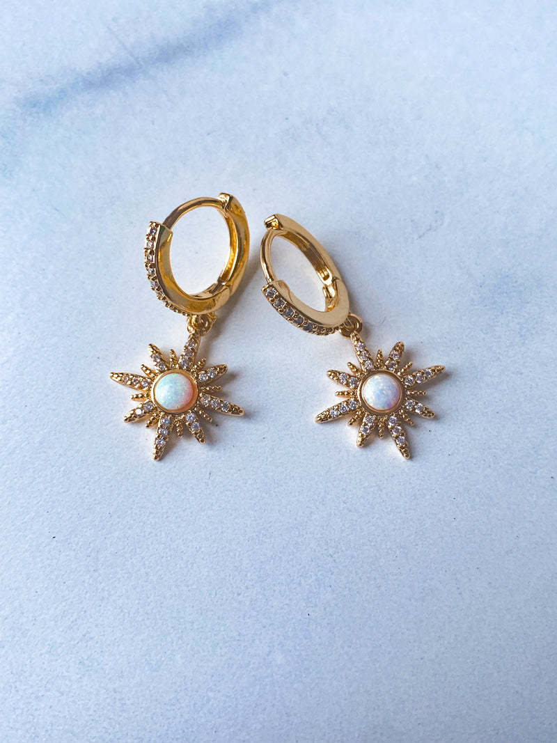Crystal Starburst Earrings