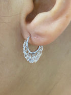 Rose Cut Marquise Shaker Earrings