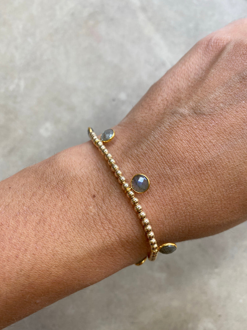 Labradorite Drop Bracelet