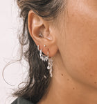 Rose Cut Marquise Shaker Earrings