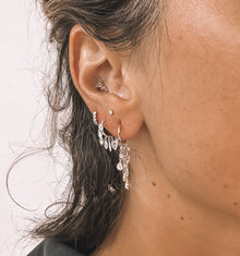 Rose Cut Marquise Shaker Earrings