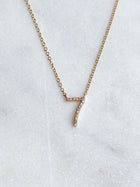 Custom Diamond Number Necklace