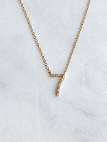 Custom Diamond Number Necklace