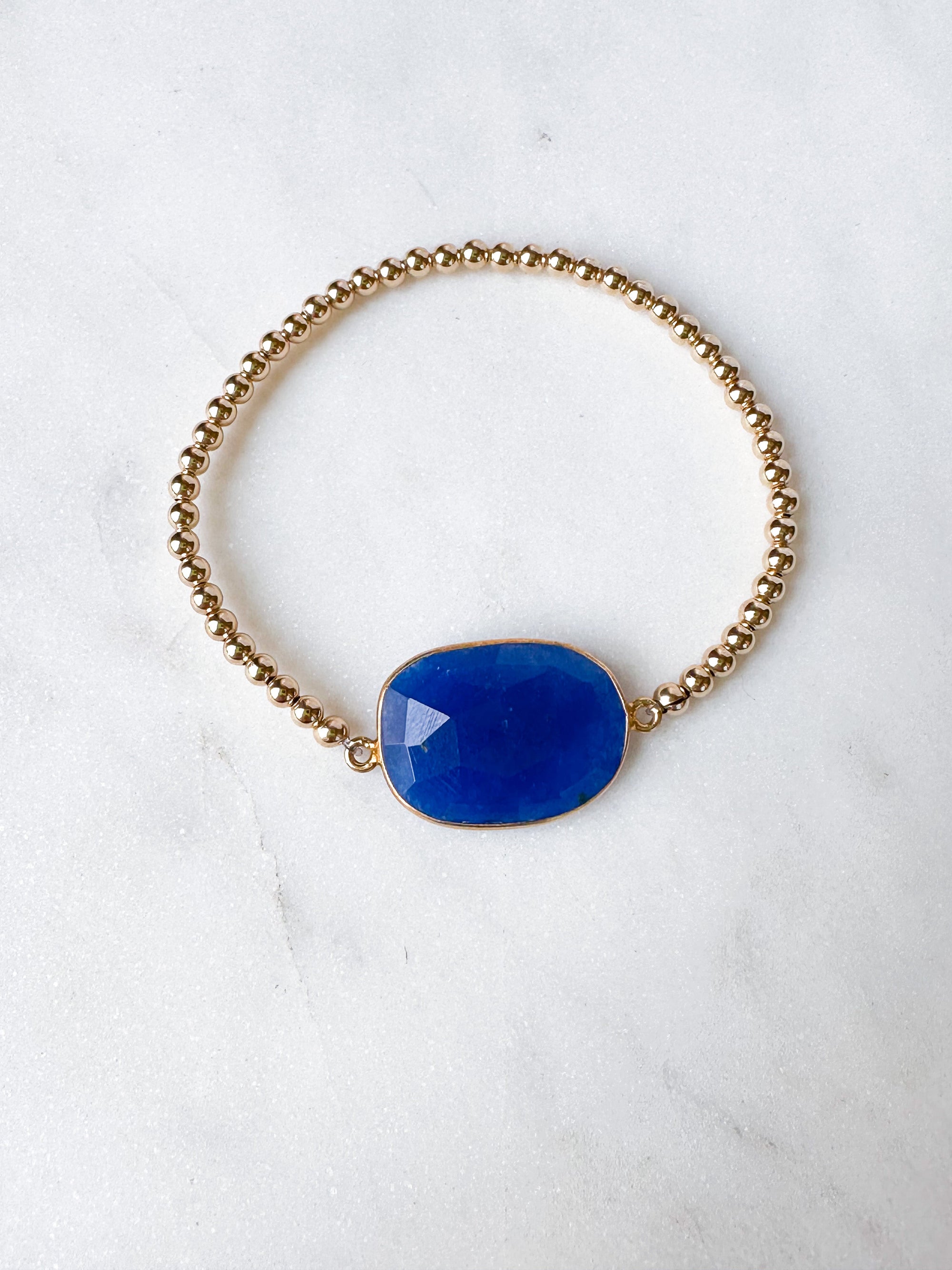 Gem Slab Bracelets