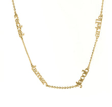 Four Name Necklace