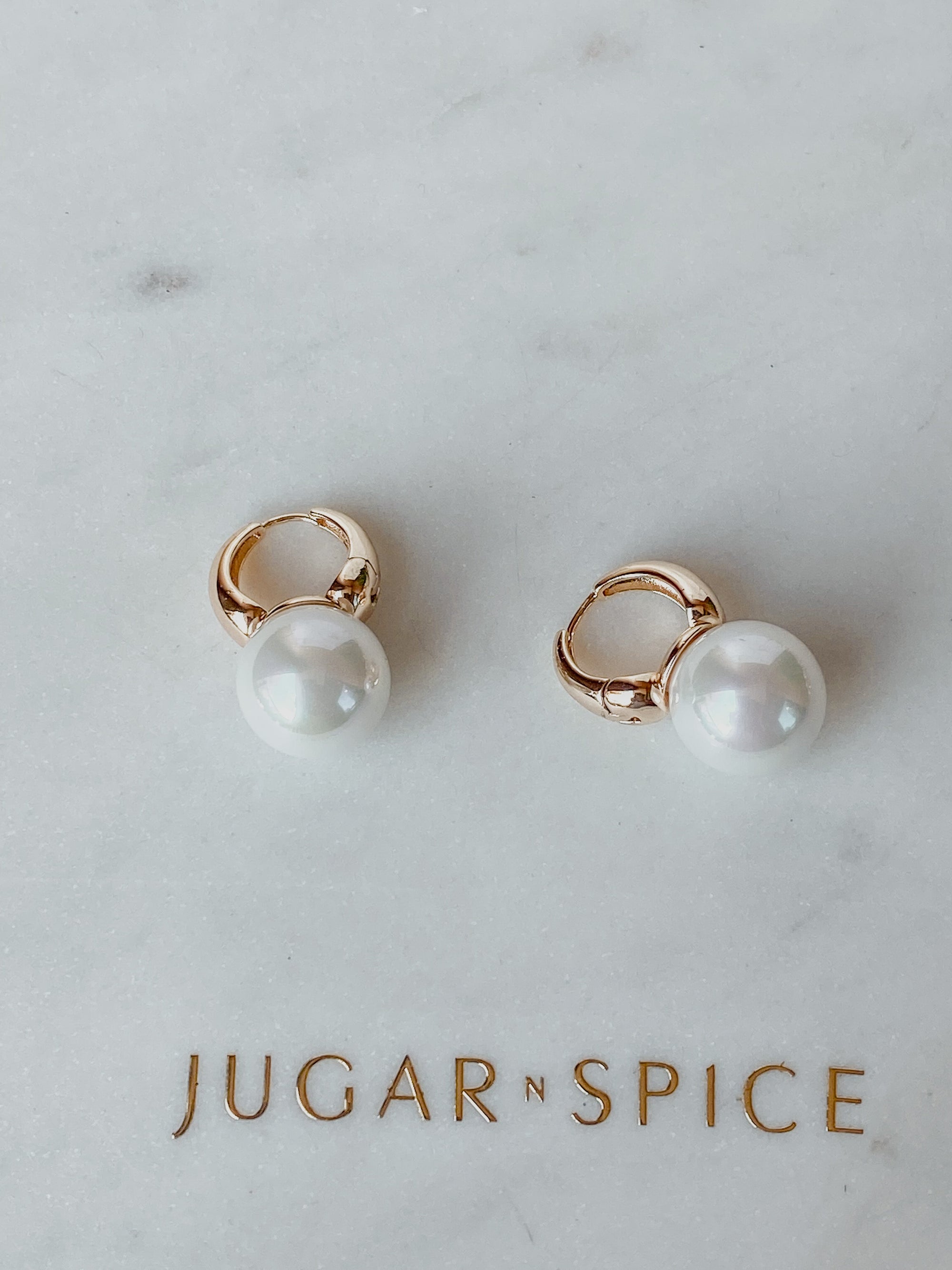 Mother of Pearl Hoops