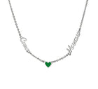 Two Name Heart Necklace