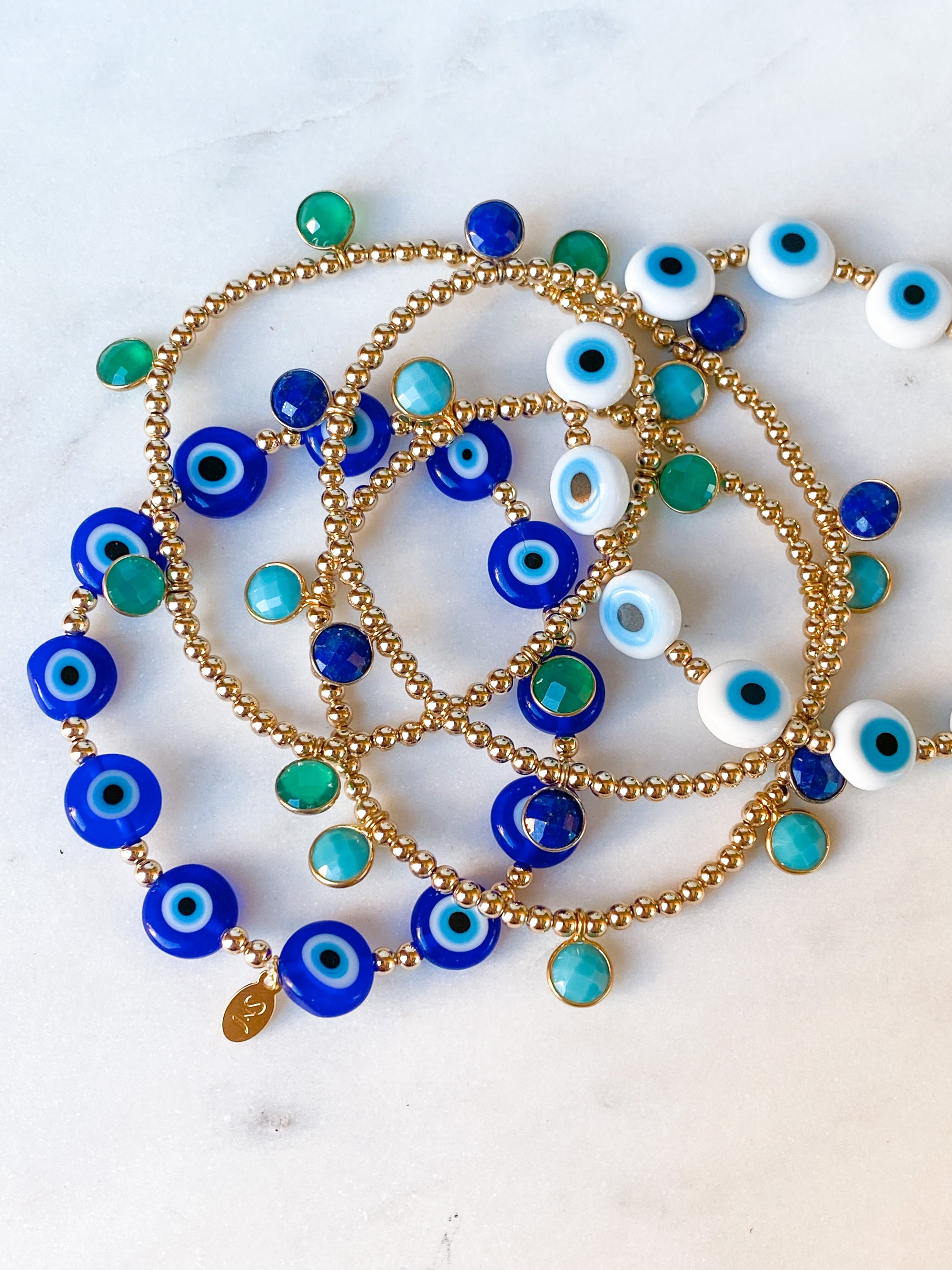 White Eye Bracelet