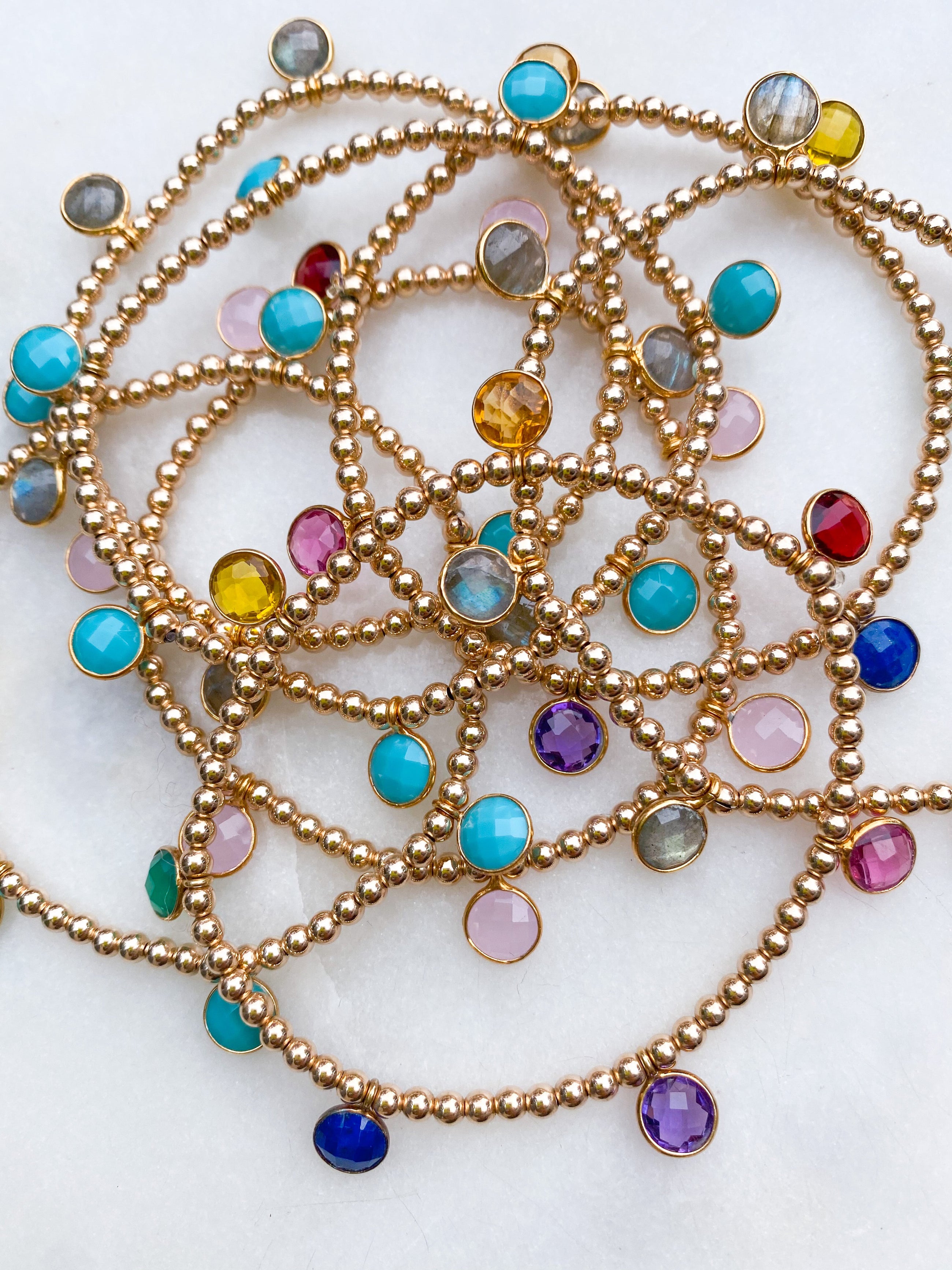 Pink Drop Bracelet