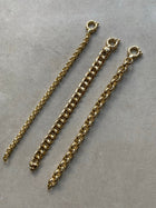Gold Chain Bracelet ~ Curb