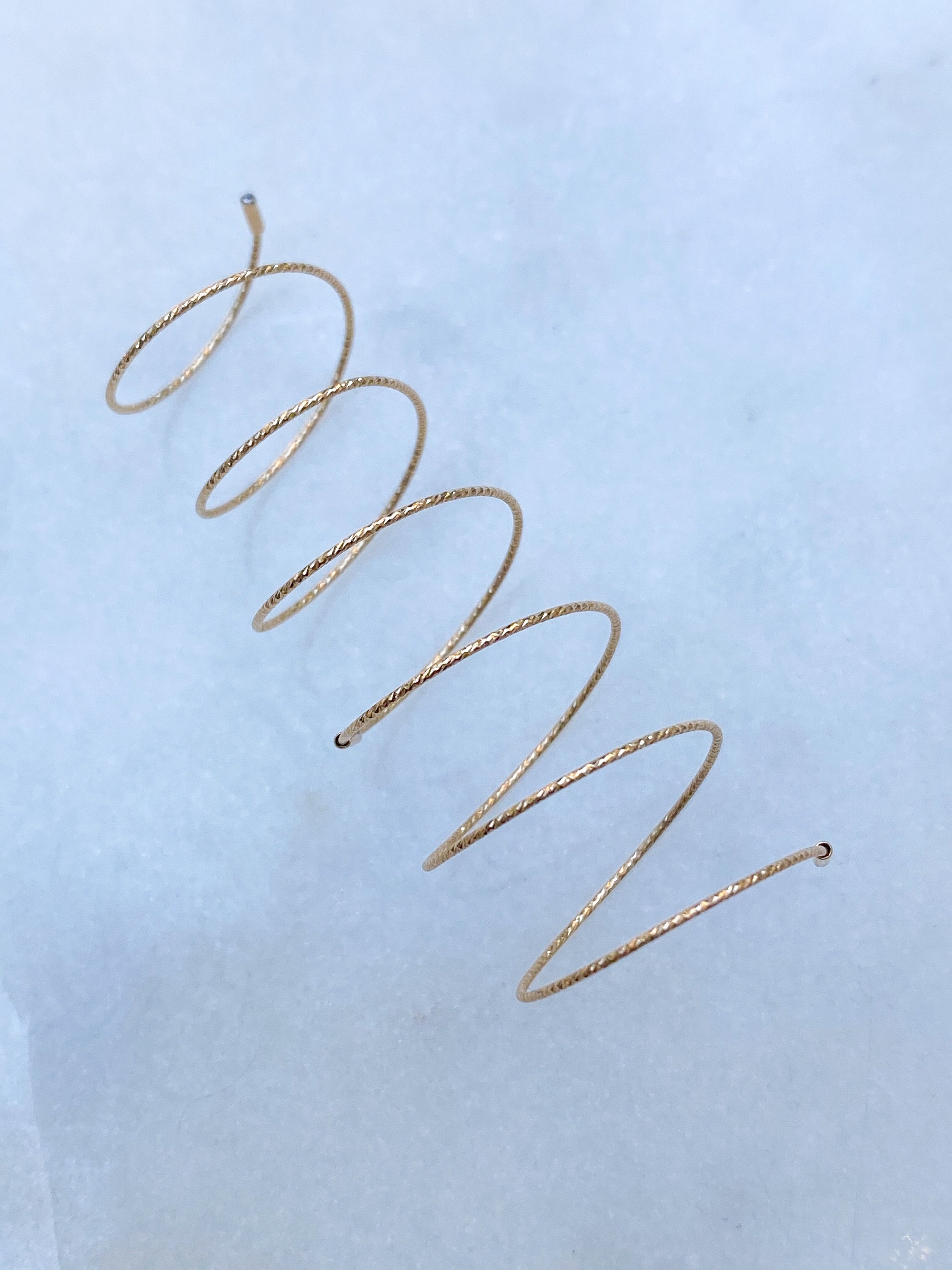 18k Gold Coil Ring
