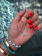 White Eye Bracelet