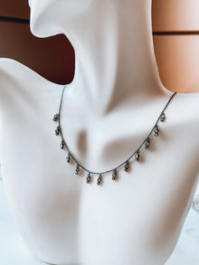 Black Diamond Shaker Necklace