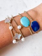Gem Slab Bracelets