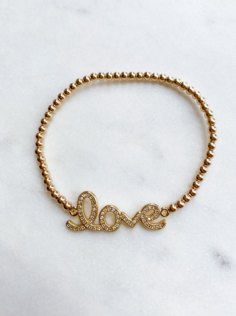 Gold LOVE Bracelet