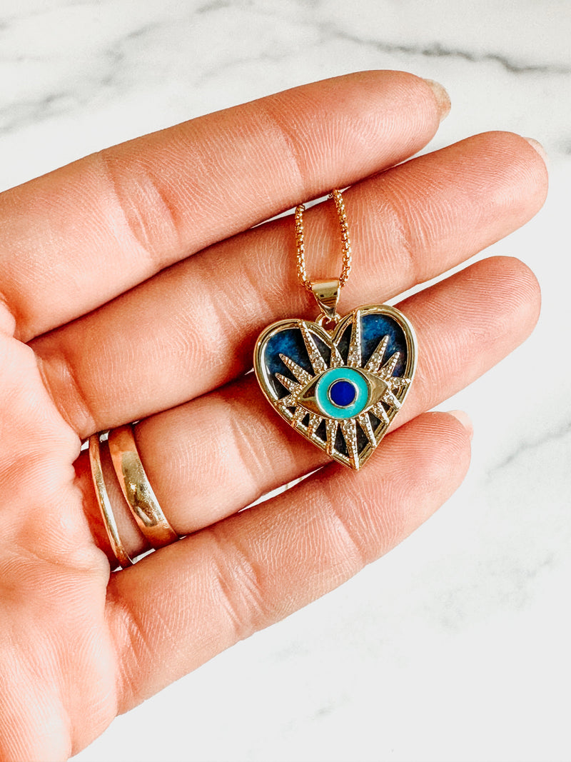 Mykonos Eye Necklace
